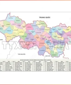 Bản đồ hành chính Cao Bằng sau sáp nhập