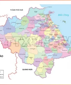 Bản đồ hành chính Đà Nẵng sau sáp nhập