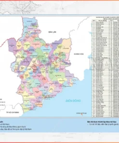 Bản đồ hành chính Lâm Đồng sau sáp nhập