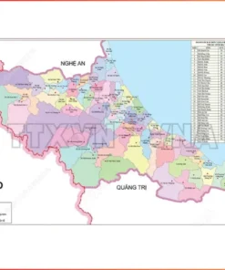 Bản đồ hành chính Nghệ An sau sáp nhập