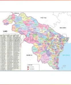 Bản đồ hành chính Thanh Hóa sau sáp nhập