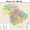Bản đồ hành chính Đắk Lắk