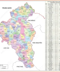 Bản đồ hành chính Tuyên Quang sau sáp nhập