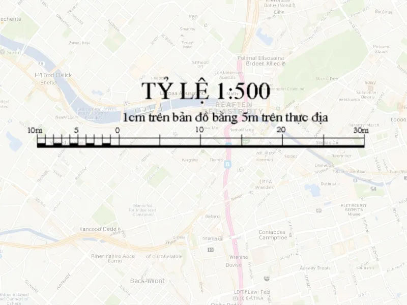 Bản đồ tỉ lệ 1 500 là gì?