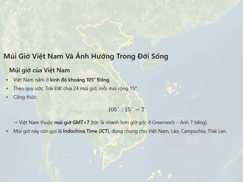 Múi Giờ Việt Nam Và Ảnh Hưởng Trong Đời Sống