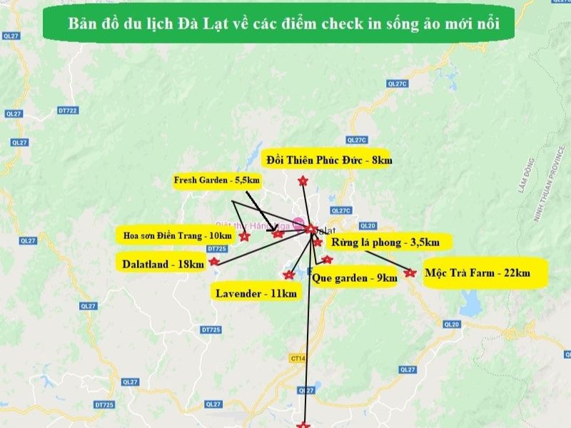 Mua bản đồ du lịch Đà Lạt ở đâu