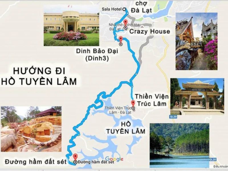 Mua bản đồ du lịch Đà Lạt ở đâu uy tín và chất lượng?
