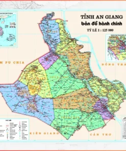 Bản đồ hành chính An Giang sau sáp nhập cập nhật 2026