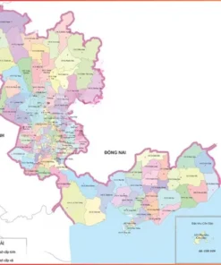 Bản đồ hành chính Hồ Chí Minh sau sáp nhập cập nhật 2026